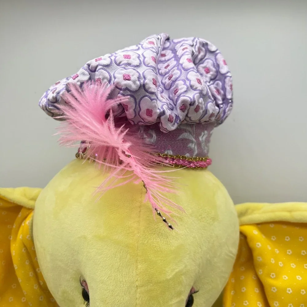 Mark Roberts Sitting Elephant Plush Yellow 16-19